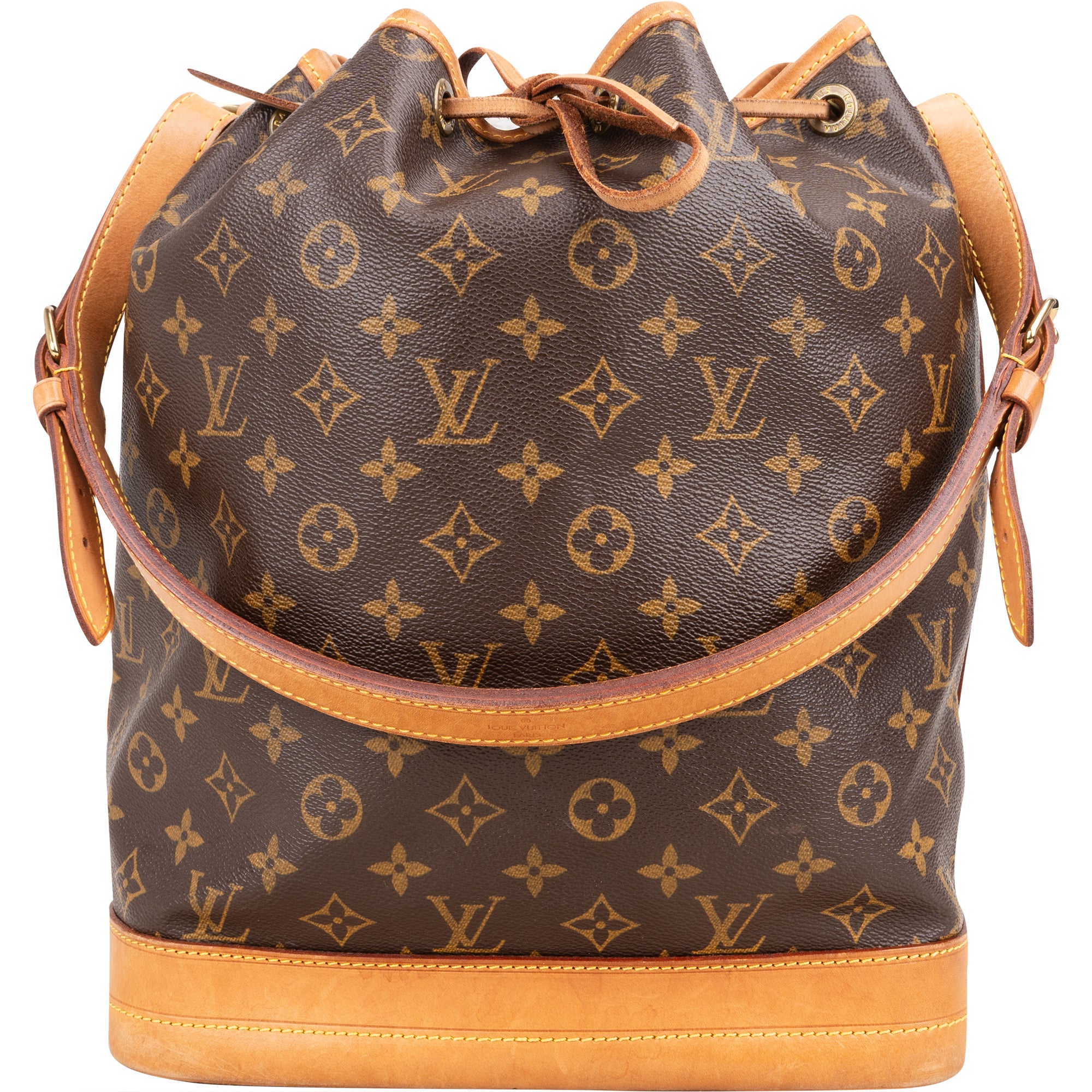 Louis Vuitton Canvas Monogram Sac Noe Grande Shoulder Bag - vintageandkickz