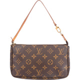 Louis Vuitton Canvas Monogram Pochette Accessoire Handbag