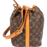 Louis Vuitton Canvas Monogram Sac Noe Petit Shoulder Bag
