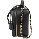 Chanel Quilted Caviar Leather Filigree Handbag
