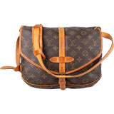 Louis Vuitton Canvas Monogram Saumur 30 Crossbody Bag