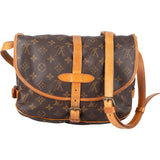 Louis Vuitton Canvas Monogram Saumur 30 Crossbody Bag