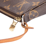 Louis Vuitton Canvas Monogram Pochette Accessoire Handbag