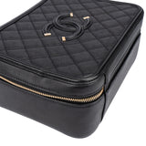 Chanel Quilted Caviar Leather Filigree Handbag