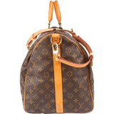 Louis Vuitton Canvas Monogram Keepall 55 Bandouliere