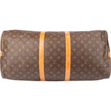 Louis Vuitton Canvas Monogram Keepall 55 Bandouliere