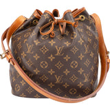 Louis Vuitton Canvas Monogram Sac Noe Petit Shoulder Bag