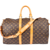 Louis Vuitton Canvas Monogram Keepall 45 Bandouliere