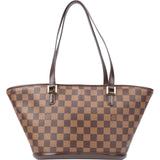 Louis Vuitton Damier Ebene Monogram Manosque PM Handbag