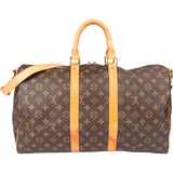 Louis Vuitton Canvas Monogram Keepall 45 Bandouliere