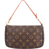 Louis Vuitton Canvas Monogram Pochette Accessoire Handbag