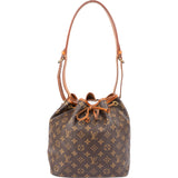 Louis Vuitton Canvas Monogram Sac Noe Petit Shoulder Bag