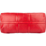 Louis Vuitton Rouge Epi Leather Keepall 50