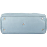 Gucci Limited Blue Leather Bamboo Handbag