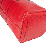 Louis Vuitton Rouge Epi Leather Keepall 50