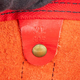 Louis Vuitton Rouge Epi Leather Keepall 50