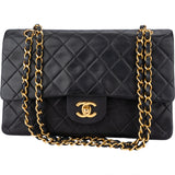 Chanel Quilted Lambskin 24K Gold Medium Double Flap Bag