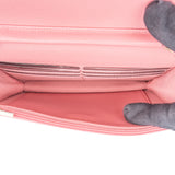 Chanel Pink Caviar Leather Wallet On Chain Crossbody Bag