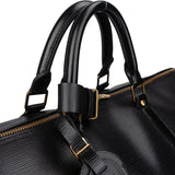 Louis Vuitton Noir Epi Leather Keepall 50