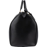Louis Vuitton Noir Epi Leather Keepall 50
