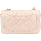 Chanel Quilted Lambskin 24K Gold Single Flap Crossbody Bag