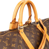 Louis Vuitton Canvas Monogram Keepall 55 Bandouliere