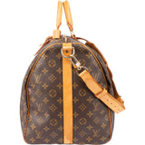 Louis Vuitton Canvas Monogram Keepall 55 Bandouliere