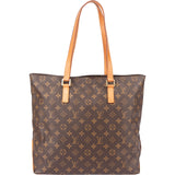 Louis Vuitton Canvas Monogram Cabas Mezzo Shoulder Bag