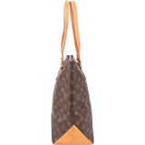 Louis Vuitton Canvas Monogram Cabas Mezzo Shoulder Bag