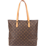 Louis Vuitton Canvas Monogram Cabas Mezzo Shoulder Bag