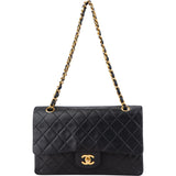 Chanel Quilted Lambskin 24K Gold Medium Double Flap Bag