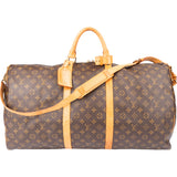 Louis Vuitton Canvas Monogram Keepall 60 Bandouliere