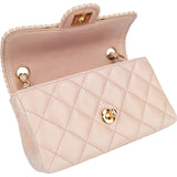 Chanel Quilted Lambskin 24K Gold Single Flap Crossbody Bag