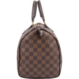 Louis Vuitton Damier Ebene Monogram Speedy 30 Handbag