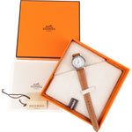 Hermès Silver Tone Clipper CL4.210 Women Watch - vintageandkickz