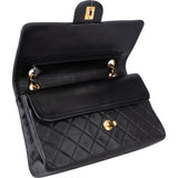 Chanel Quilted Lambskin 24K Gold Medium Double Flap Bag