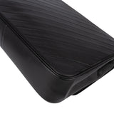 Chanel Noir Chevron Lambskin Single Flap Shoulder Bag