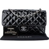 Chanel Quilted Patent Leather Single Flap Crossbody Bag