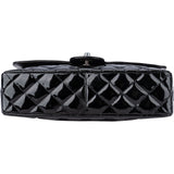 Chanel Quilted Patent Leather Single Flap Crossbody Bag