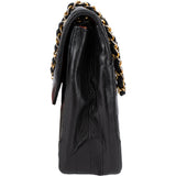 Chanel Quilted Lambskin 24K Gold Single Flap Shoulder Bag