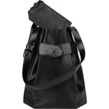 Louis Vuitton Noir Epi Leather Sac De Paule Shoulder Bag
