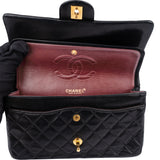 Chanel Quilted Lambskin 24K Gold Medium Double Flap Crossbody Bag