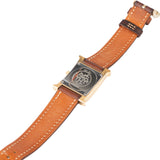 Hermès Gold Tone Heure H HH1.201 Women Watch