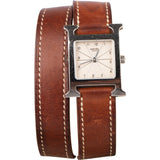 Hermès Silver Tone Heure H HH1.210 Women Watch