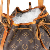 Louis Vuitton Canvas Monogram Sac Noe Petit Shoulder Bag