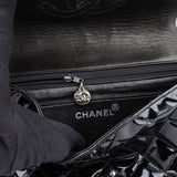 Chanel Quilted Patent Leather Single Flap Crossbody Bag