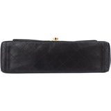 Chanel Quilted Lambskin 24K Gold Jumbo Single Flap Crossbody Bag