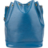 Louis Vuitton Bleu Epi Leather Sac Noe Grande Shoulder Bag