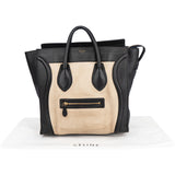 Celine Suede Luggage Handbag