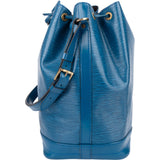 Louis Vuitton Bleu Epi Leather Sac Noe Grande Shoulder Bag